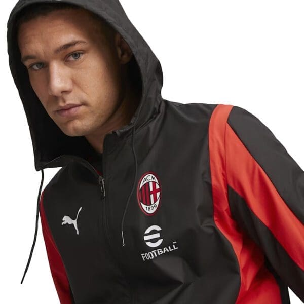 Puma AC Milan Pre Match Men's Woven Jacket 2023/24 - Image 3