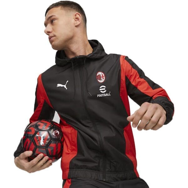 Puma AC Milan Pre Match Men's Woven Jacket 2023/24 - Image 2