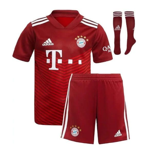 adidas FC Bayern Munich Soccer Mini Kit 2021/22