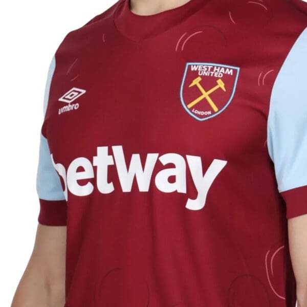 West Ham United football jersey