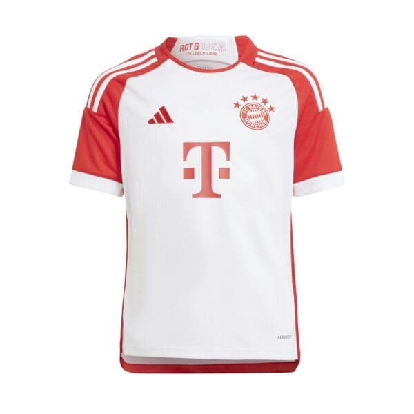 adidas Bayern Munich Youth Home Jersey 2023/24