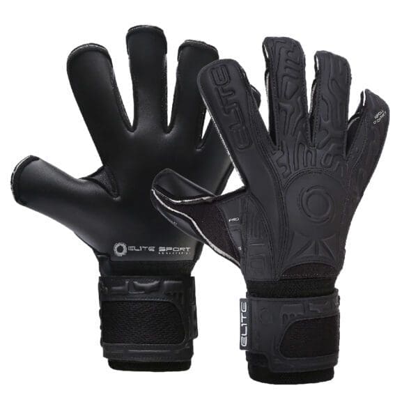 Elite Solo Black Adult's Goalkeeper Gloves