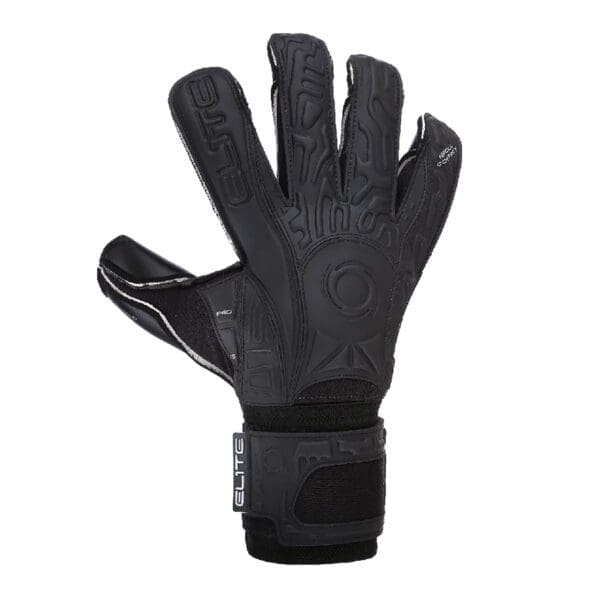 Elite Solo Black Adult's Goalkeeper Gloves - Image 2