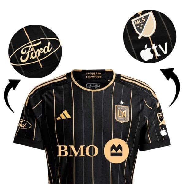 Adidas LAFC Men's Home Authentic Jersey 2024/25 - Image 4