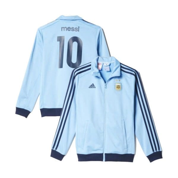 Argentina soccer jacket with Messi's number 10.