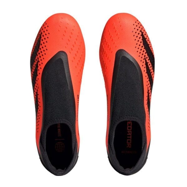 adidas Predator Accuracy.3 Laceless FG (Solar Orange) - Image 4