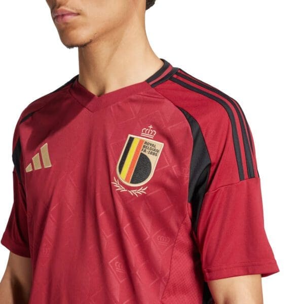 adidas Belgium Men's Home Stadium Jersey 2024/25 - Image 2