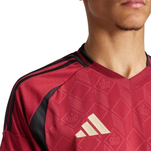 adidas Belgium Men's Home Stadium Jersey 2024/25 - Image 3