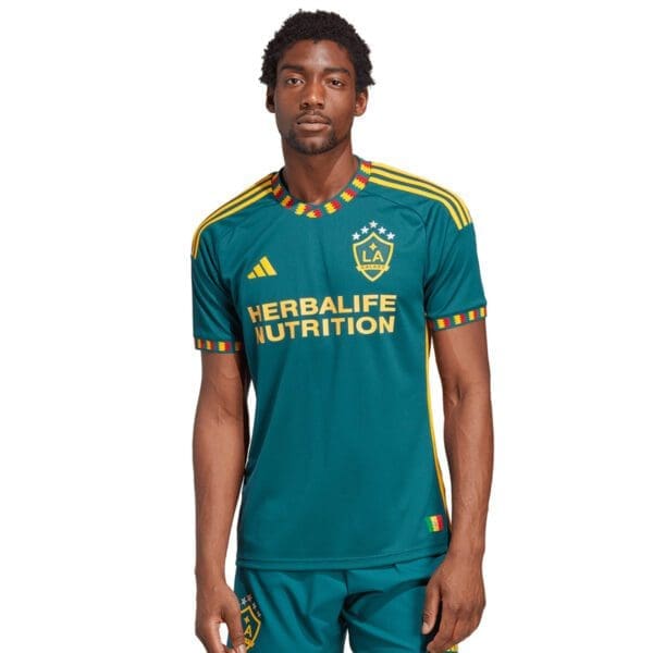 adidas LA Galaxy Men's Authentic Away Jersey 2023/24 - Image 3