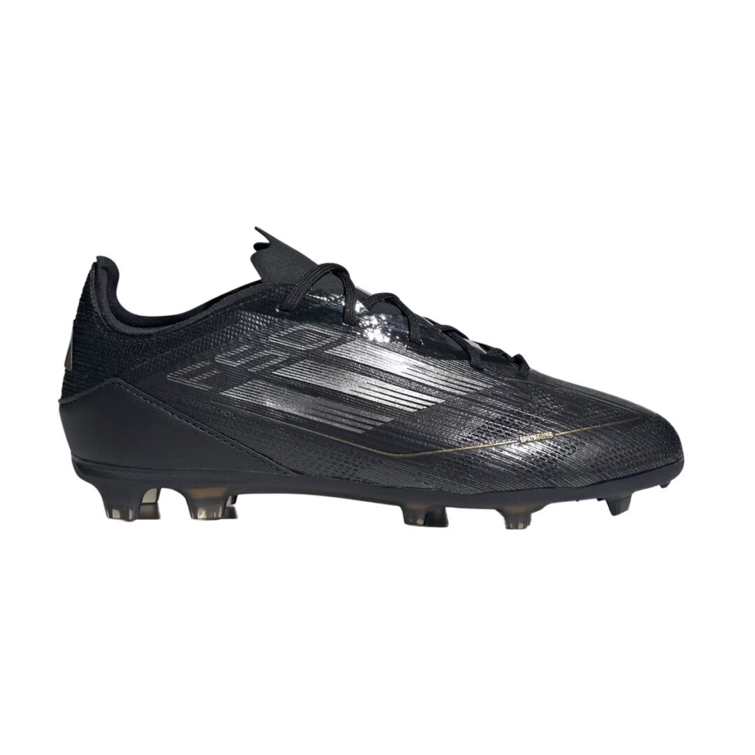 adidas F50 Pro Youth Firm Ground Cleats Shoes (Black) - Soccer Shop USA