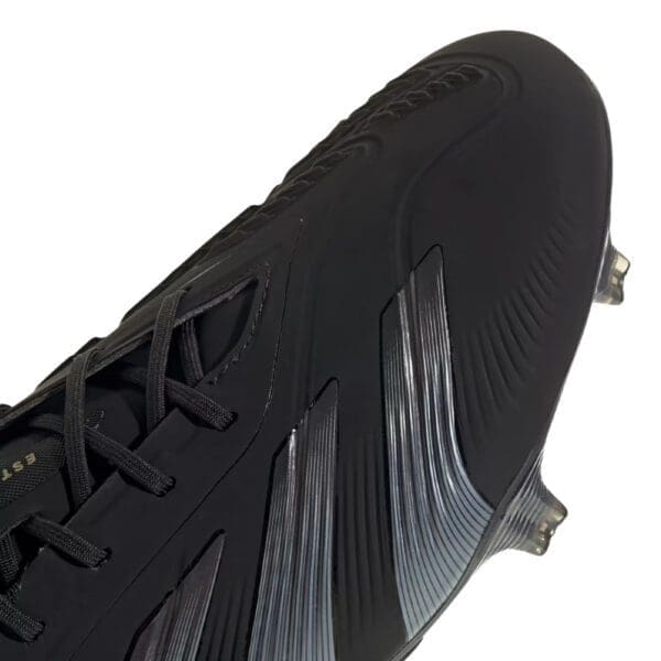 adidas Predator Elite Firm Ground Cleats Shoes (Black) - Image 4