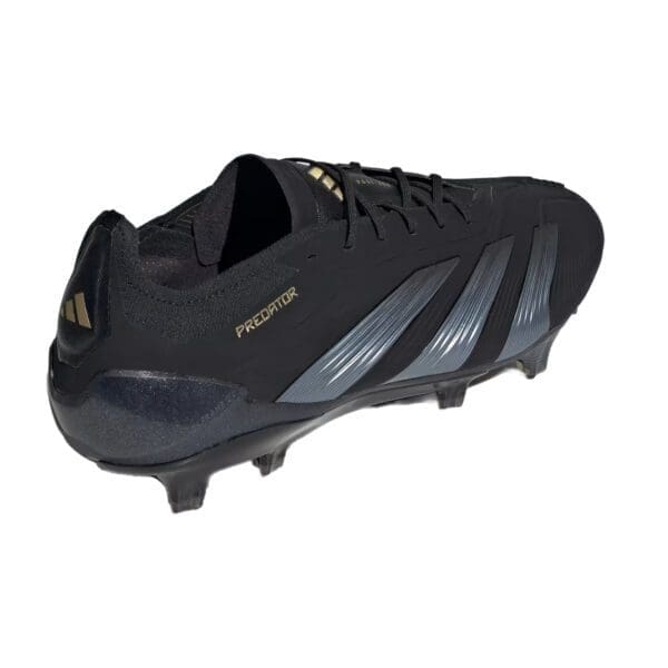 adidas Predator Elite Firm Ground Cleats Shoes (Black) - Image 3