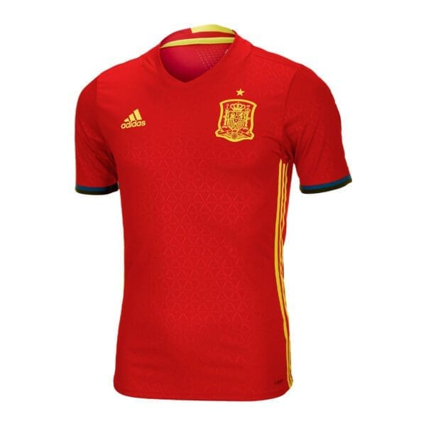 adidas Spain Men's Authentic Home Jersey Euro 2016