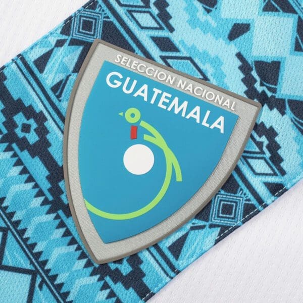 Guatemala national team crest on fabric.