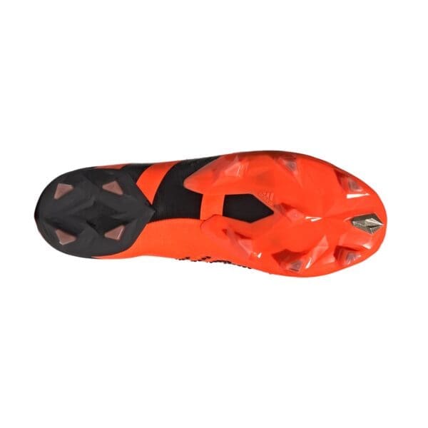 adidas Predator Accuracy .1 Low Firm Ground Cleats (Orange/Black) - Image 6