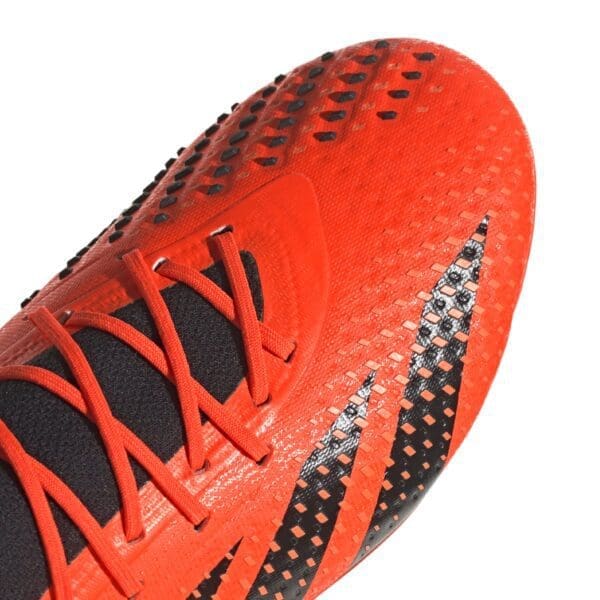 adidas Predator Accuracy .1 Low Firm Ground Cleats (Orange/Black) - Image 5