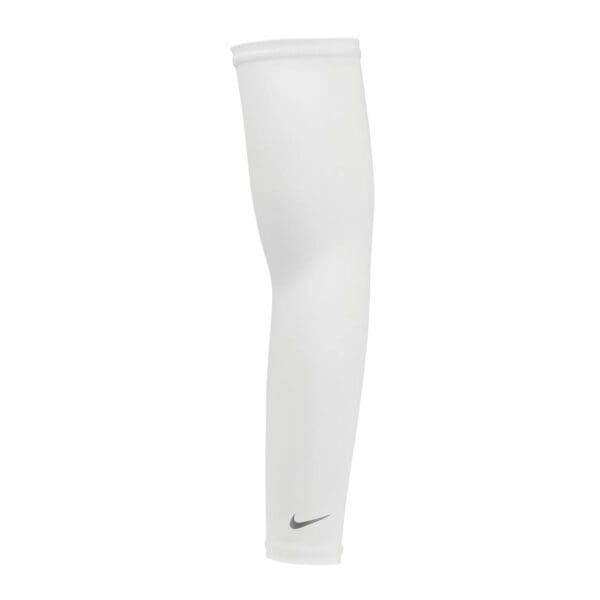 Nike Dri-Fit UV Sleeves (White/Silver) - Image 2