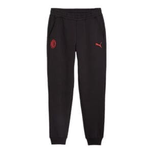 Black Puma AC Milan sweatpants.