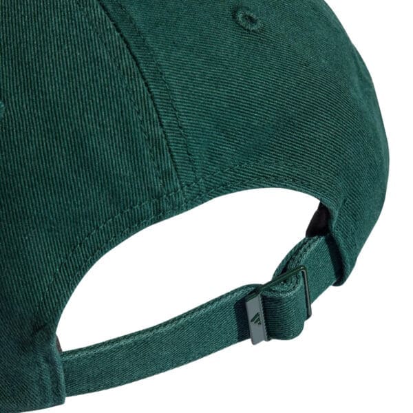 Dark green adjustable baseball cap.