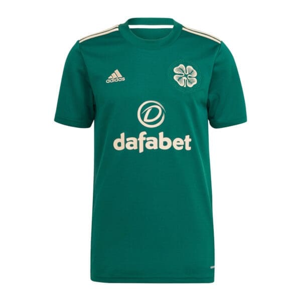 Green soccer jersey with Dafabet logo.