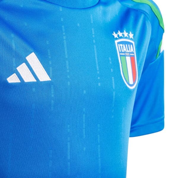 Italy soccer jersey with Adidas logo.