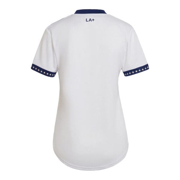 White LA Galaxy women's soccer jersey