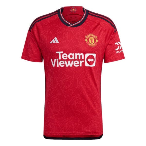 Manchester United red soccer jersey