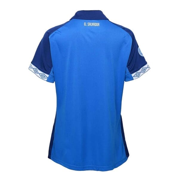 El Salvador soccer jersey back view.