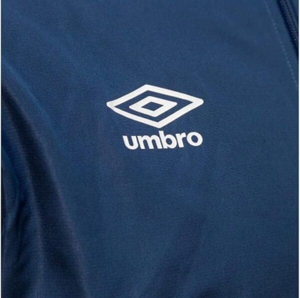 Blue and white umbro logo jacket.