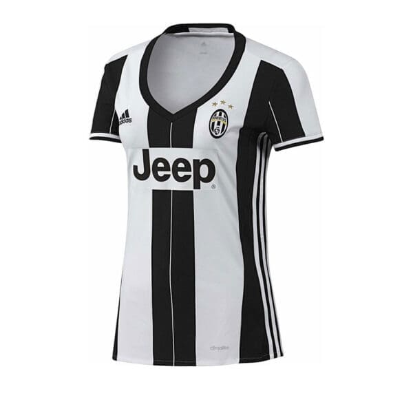 Juventus women's soccer jersey with Jeep logo.