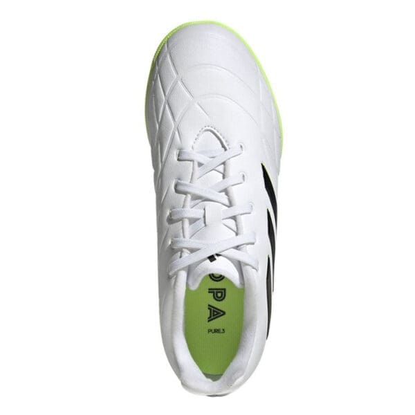 White Adidas Copa Pure.3 football boot.