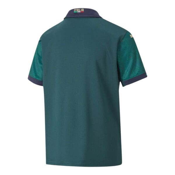 Italy soccer jersey, back view.