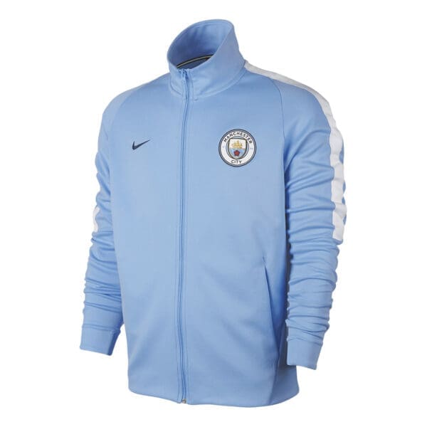 Manchester City blue and white jacket