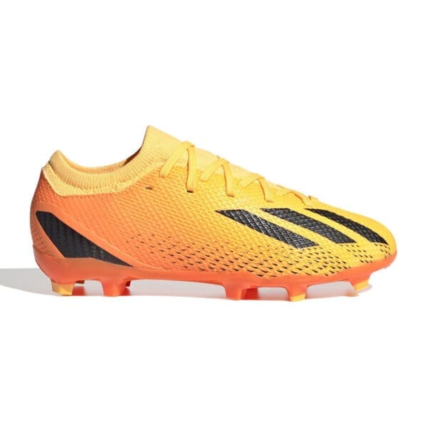 Yellow and black Adidas football boots.