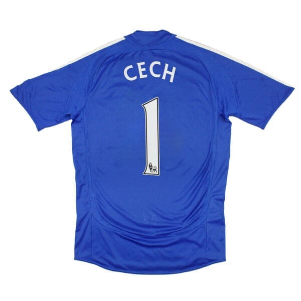 Cech Chelsea blue soccer jersey #1.