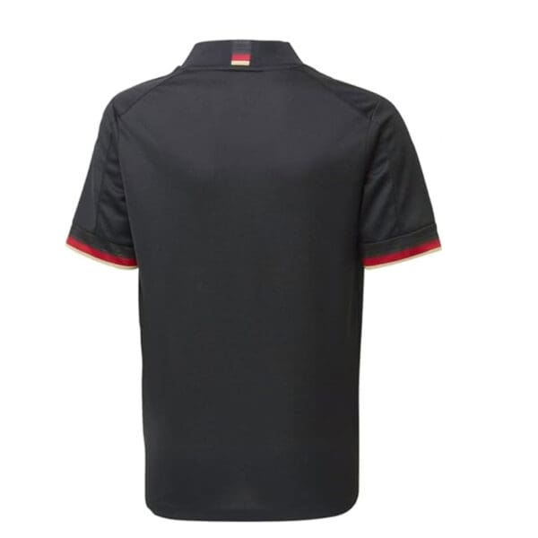 Black Germany national team jersey, back view.