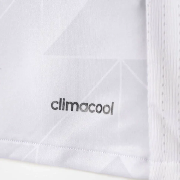 Adidas Climacool white shirt detail.