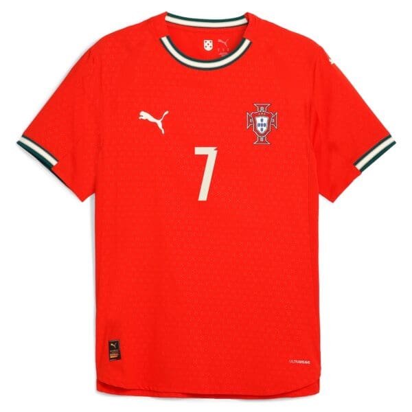 PUMA Portugal Ronaldo #7 Men's Home Authentic Jersey 2025 - Image 4