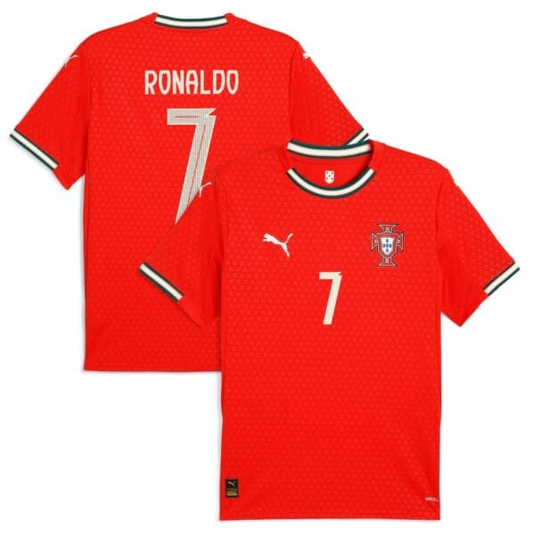 PUMA Portugal Men's RONALDO 7 Home Stadium Jersey 2025