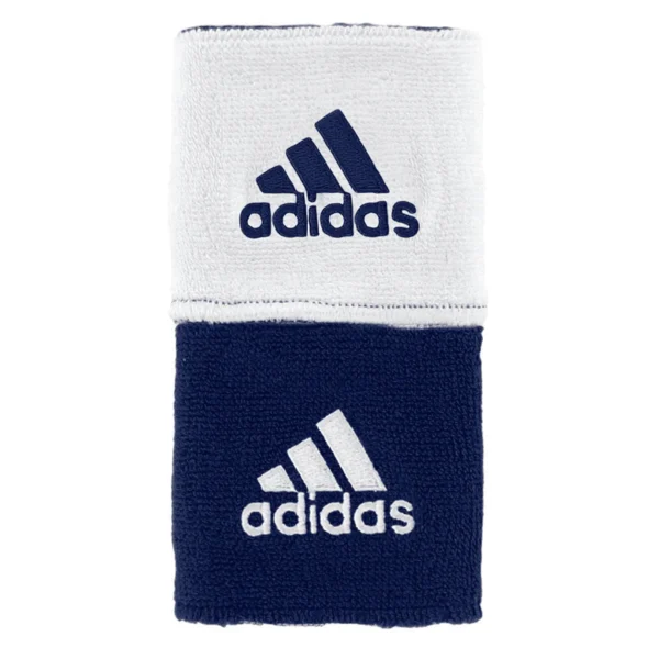 adidas Reversible Wristbands Navy/White