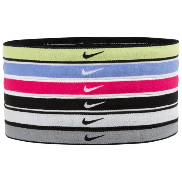 Nike Swoosh Sport Headbands 6 Pack (Multicolors)