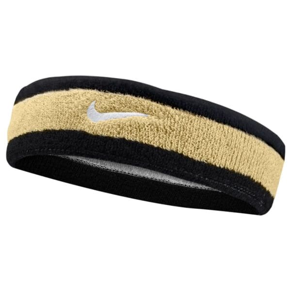 Nike Swoosh Headband -Gold/Black