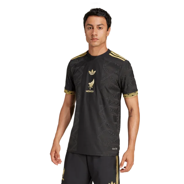 adidas Mexico Gold Authentic Men's Soccer Jersey 25 - Image 5