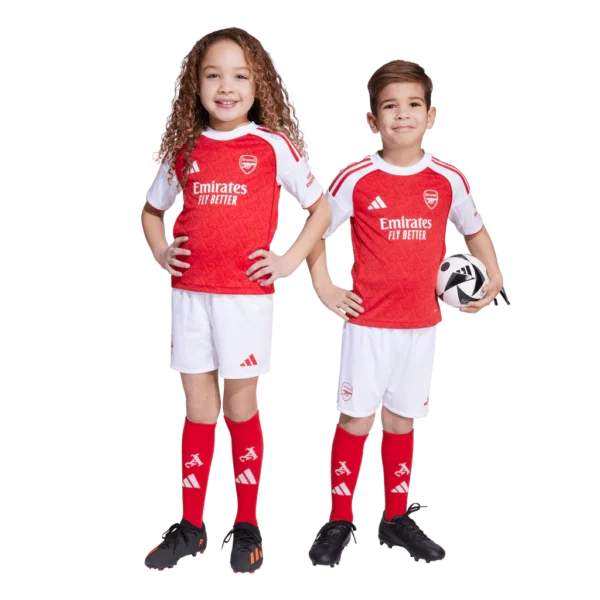 adidas Arsenal FC Home Children's Mini Kit Set 25/26 - Image 3