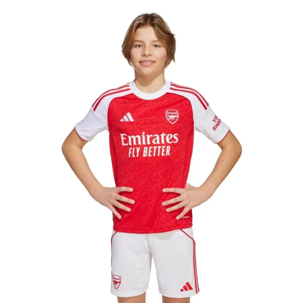 adidas Arsenal Home Youth Soccer Jersey 25/26 - Image 3
