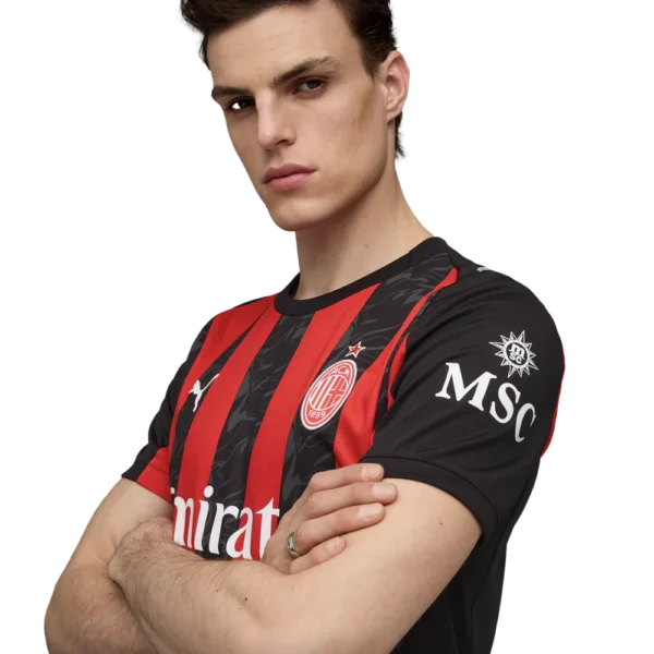 Puma AC Milan Home Men's Replica Soccer Jersey 25/26 - Image 2