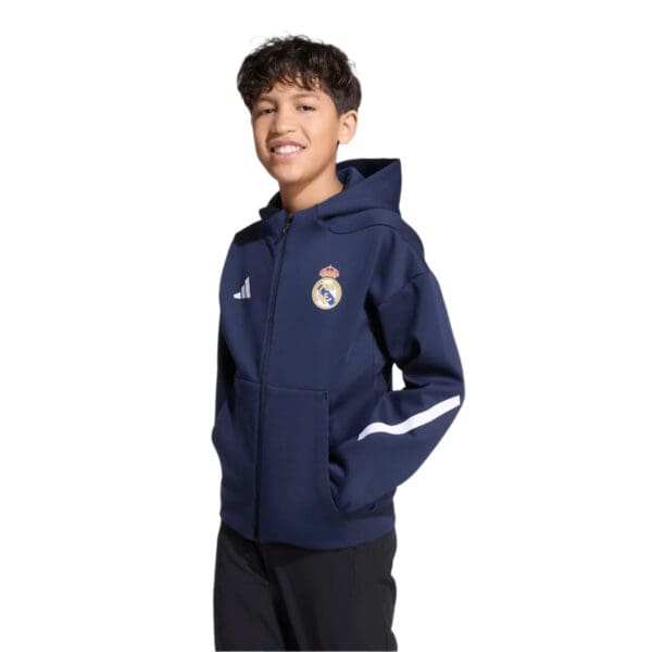 adidas Real Madrid Z.N.E. Anthem Kids Jacket - Image 3