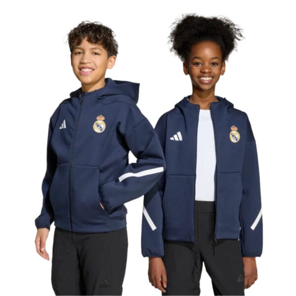 adidas Real Madrid Z.N.E. Anthem Kids Jacket - Image 6