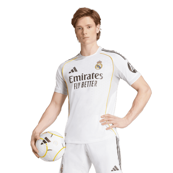 adidas Real Madrid Home Authentic Men's Match Soccer Jersey 25/26 - Image 5