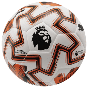 Puma Orbita Cup Premier League Brilliance Match Soccer Ball 25/26 - White, Orange (5)